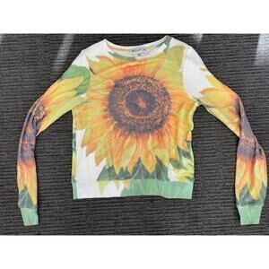 New Wildfox Sunflower Sweatshirt medium